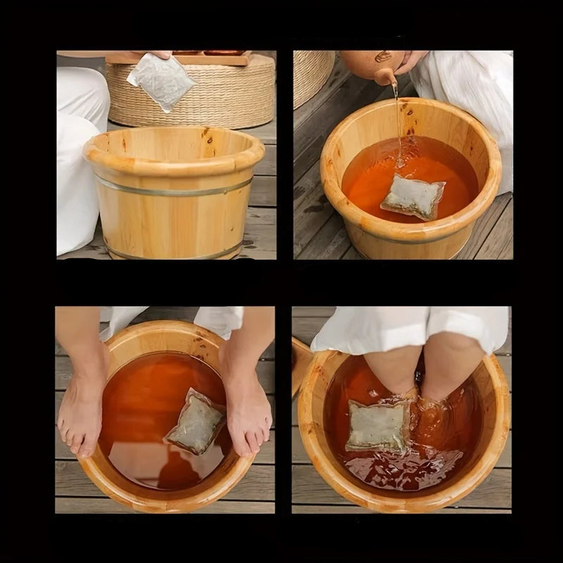Chinesisches Kräuter-Fußbad | 30 Beutel mit Ingwer & Beifuss