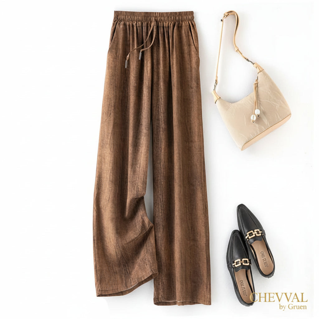 CHEVVAL 100% Seiden-Weithose Damen ·