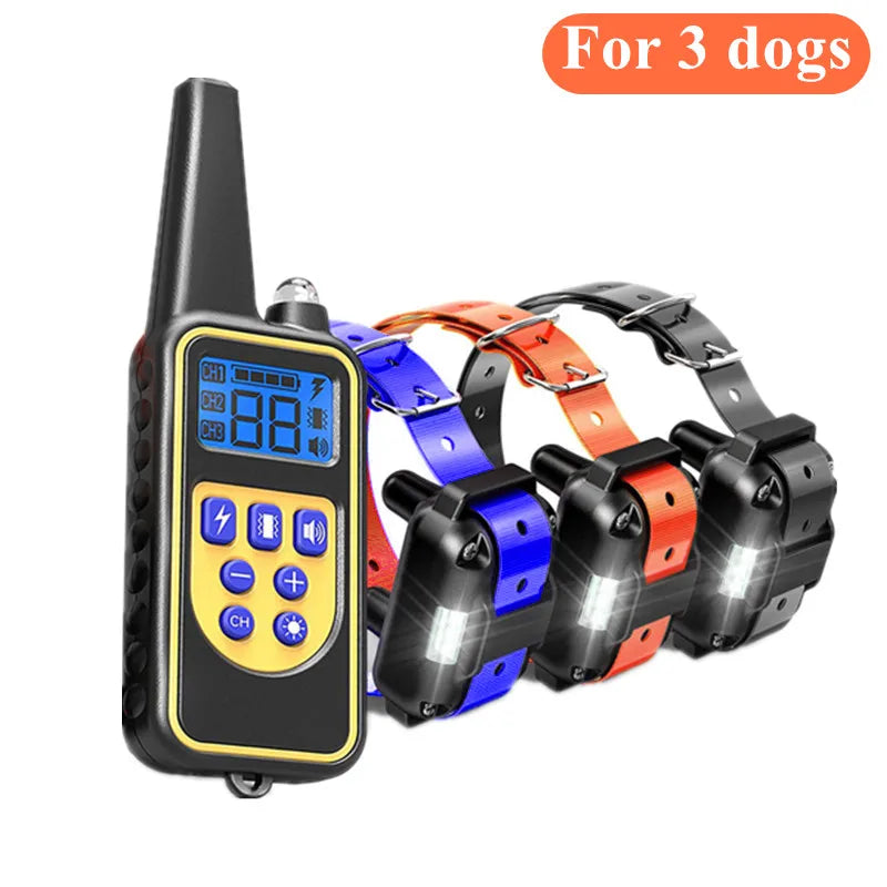 Hundetrainings-Halsband E-Collar – Wasserdicht IPX7, Wiederaufladbar, Beep & Vibration