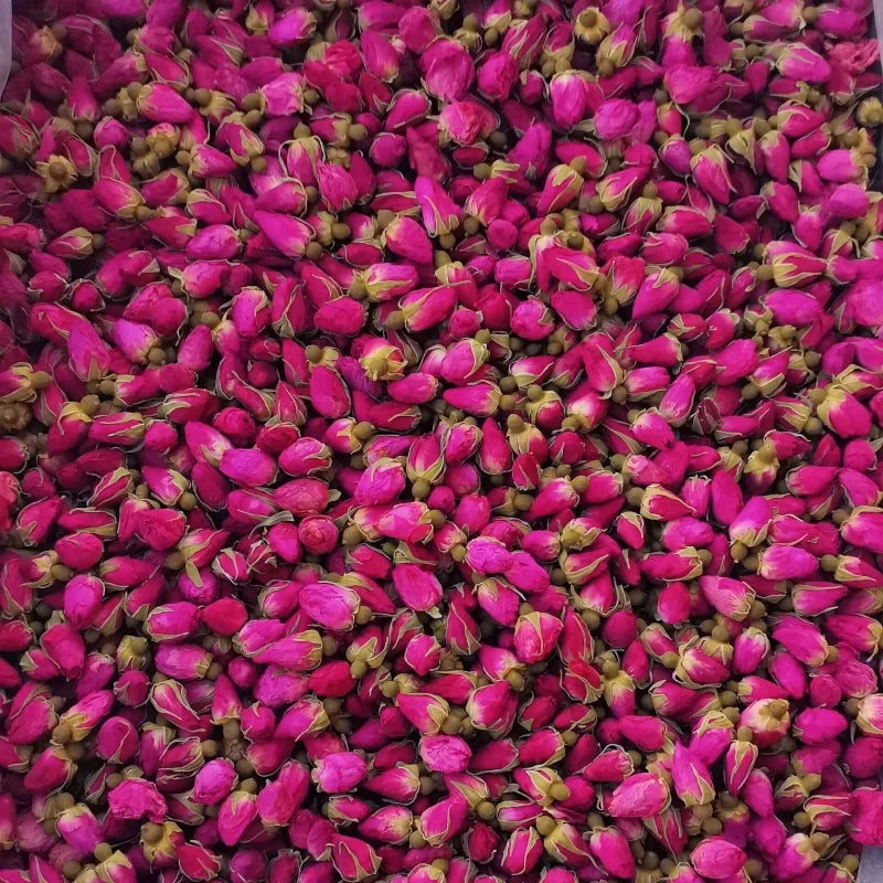 Getrocknete Rosenknospen & Rosenblüten