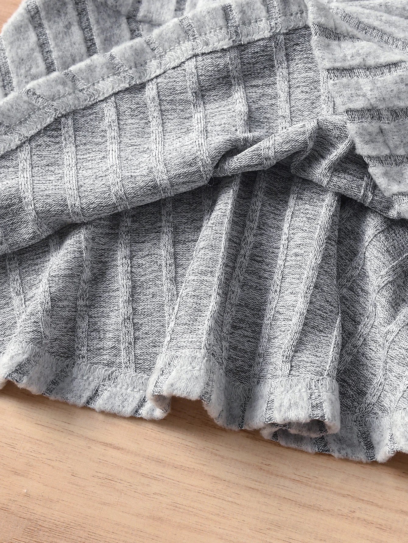 Mädchen Langarm-Set – Rundhals mit Schleife & Hose