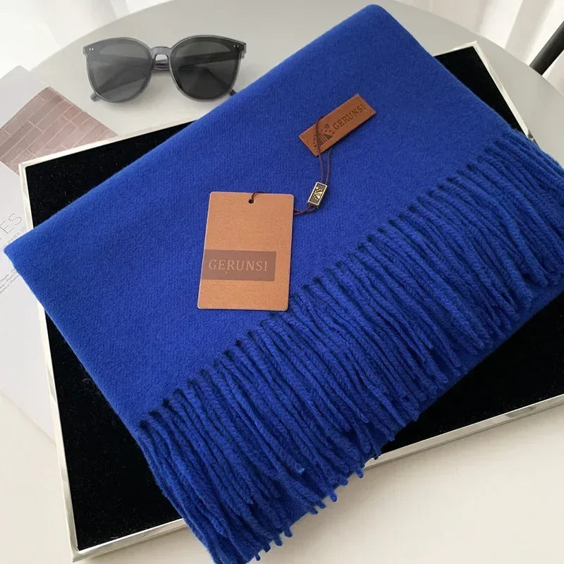 Damen Pashmina-Schal – Warm & Weich, Frühling/Herbst/Winter