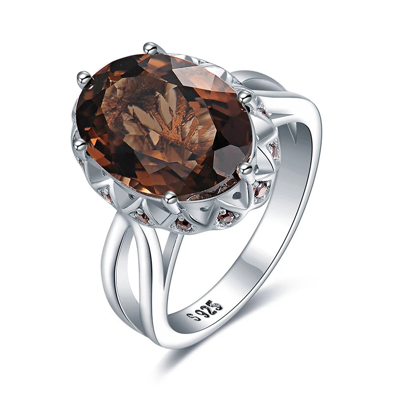 Smoky Quartz Ring · 925 Silber | Smoky Quartz Ring · 925 Silver
