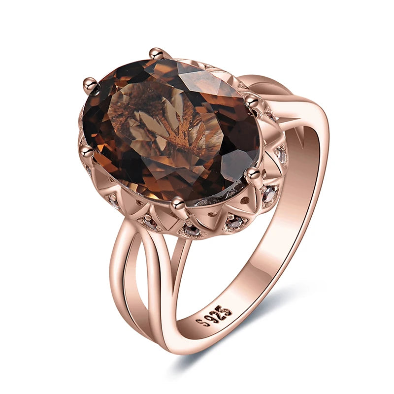 Smoky Quartz Ring · 925 Silber | Smoky Quartz Ring · 925 Silver