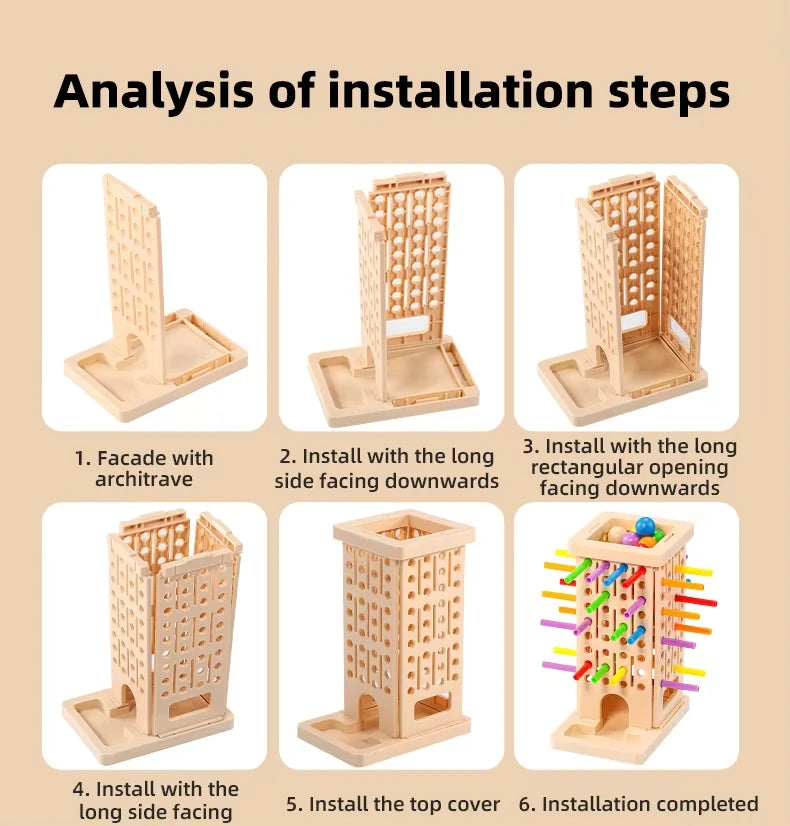 Denkspiel Puzzle für 2 | Spatial Thinking Puzzle Toy