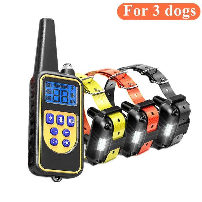 Hundetrainings-Halsband E-Collar – Wasserdicht IPX7, Wiederaufladbar, Beep & Vibration