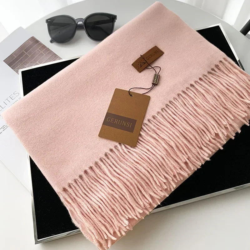Damen Pashmina-Schal – Warm & Weich, Frühling/Herbst/Winter