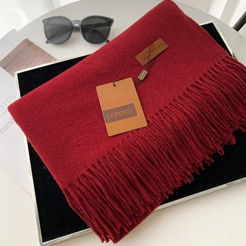 Damen Pashmina-Schal – Warm & Weich, Frühling/Herbst/Winter