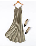 Seiden-Slip Dress · 100% Maulbeerseide 21 Momme · Spaghettiträger | Silk Slip Dress · 100% Mulberry Charmeuse Silk 21 Momme · Spaghetti Straps
