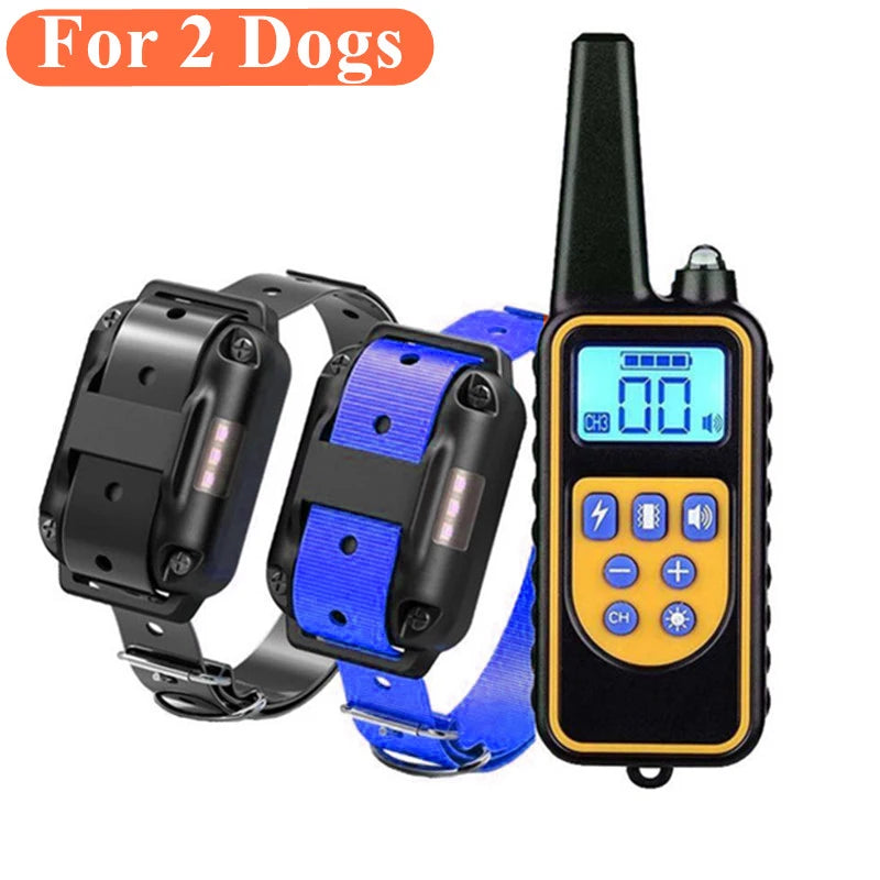 Hundetrainings-Halsband E-Collar – Wasserdicht IPX7, Wiederaufladbar, Beep & Vibration