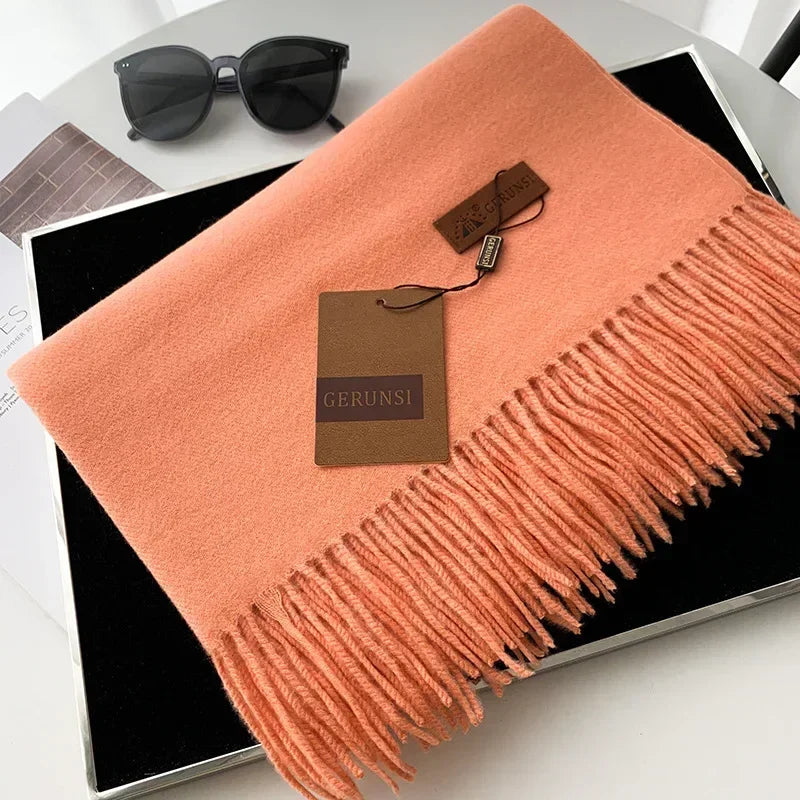 Damen Pashmina-Schal – Warm & Weich, Frühling/Herbst/Winter