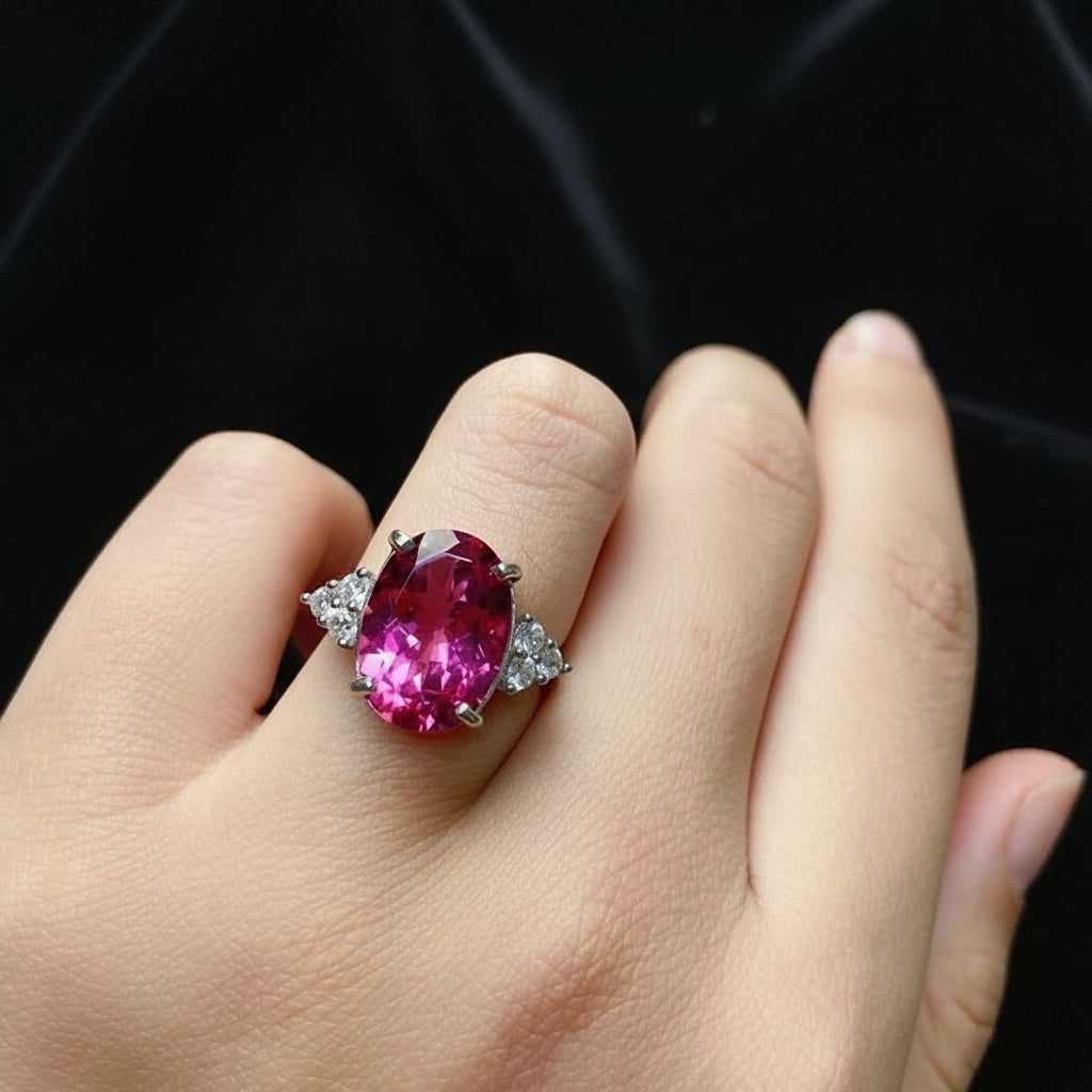 Echter Topas Ring · 925 Silber | Genuine Topaz Ring · 925 Silver