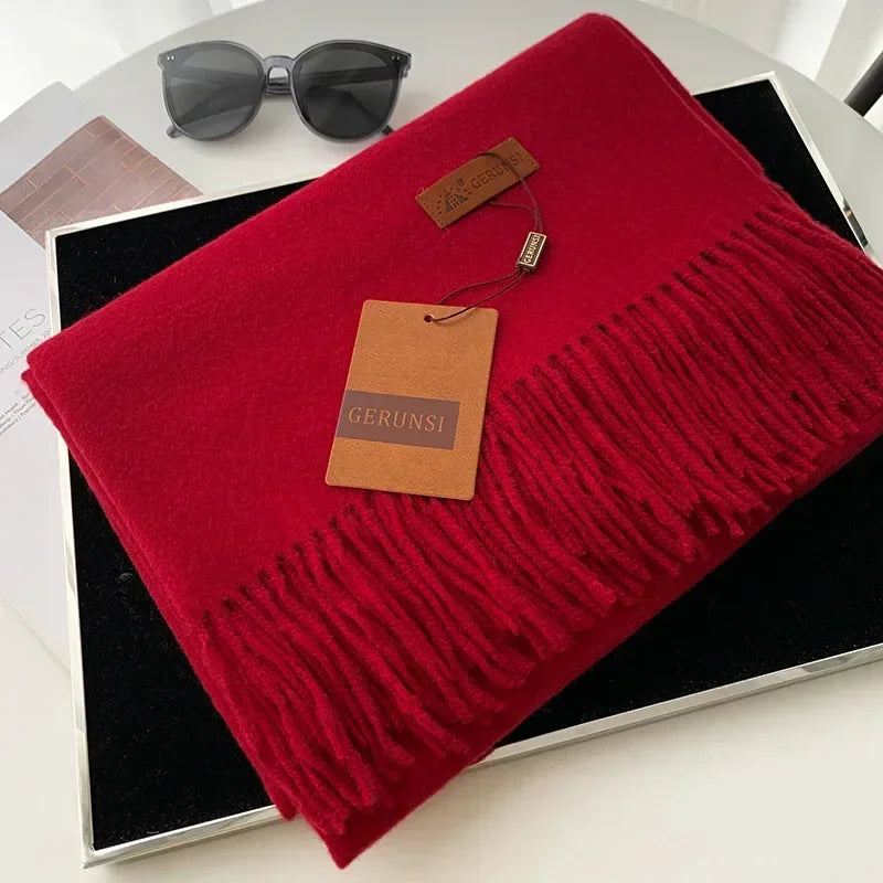 Damen Pashmina-Schal – Warm & Weich, Frühling/Herbst/Winter