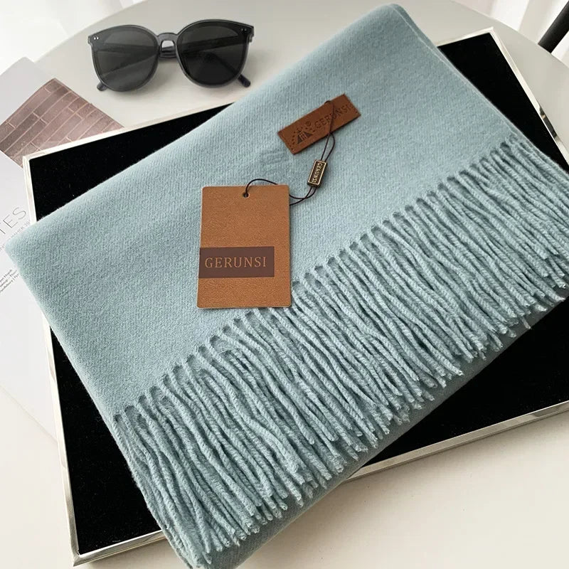 Damen Pashmina-Schal – Warm & Weich, Frühling/Herbst/Winter