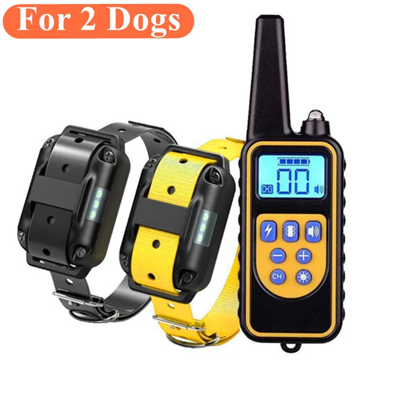 Hundetrainings-Halsband E-Collar – Wasserdicht IPX7, Wiederaufladbar, Beep & Vibration
