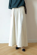 CHEVVAL Seiden-Jacquard-Weithose Damen · Women's 100% Mulberry Silk Jacquard Wide-Leg Pants