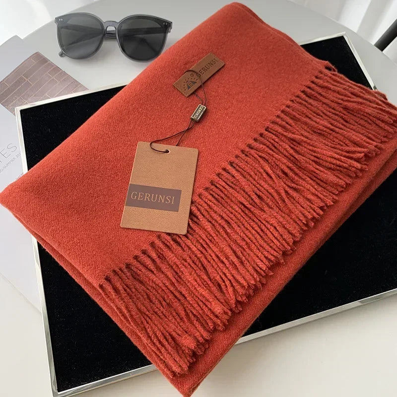 Damen Pashmina-Schal – Warm & Weich, Frühling/Herbst/Winter