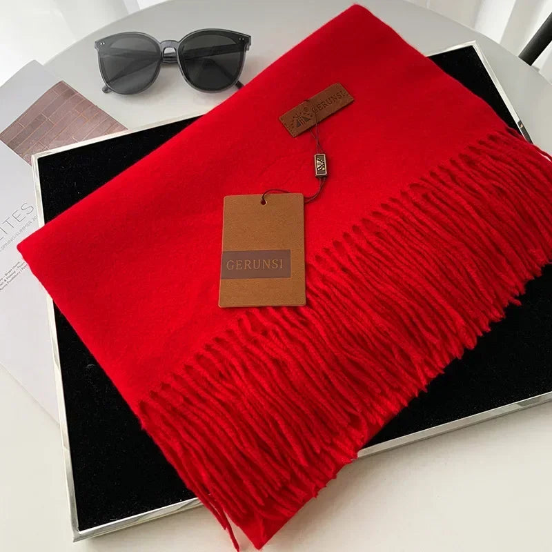 Damen Pashmina-Schal – Warm & Weich, Frühling/Herbst/Winter