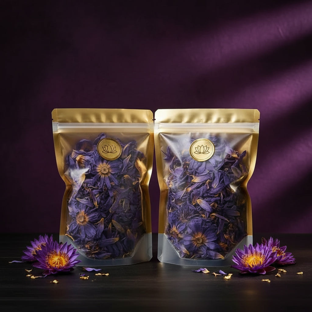 Getrocknete Lotusblüten & Ätherisches Öl – Für Tee, DIY & Aromatherapie