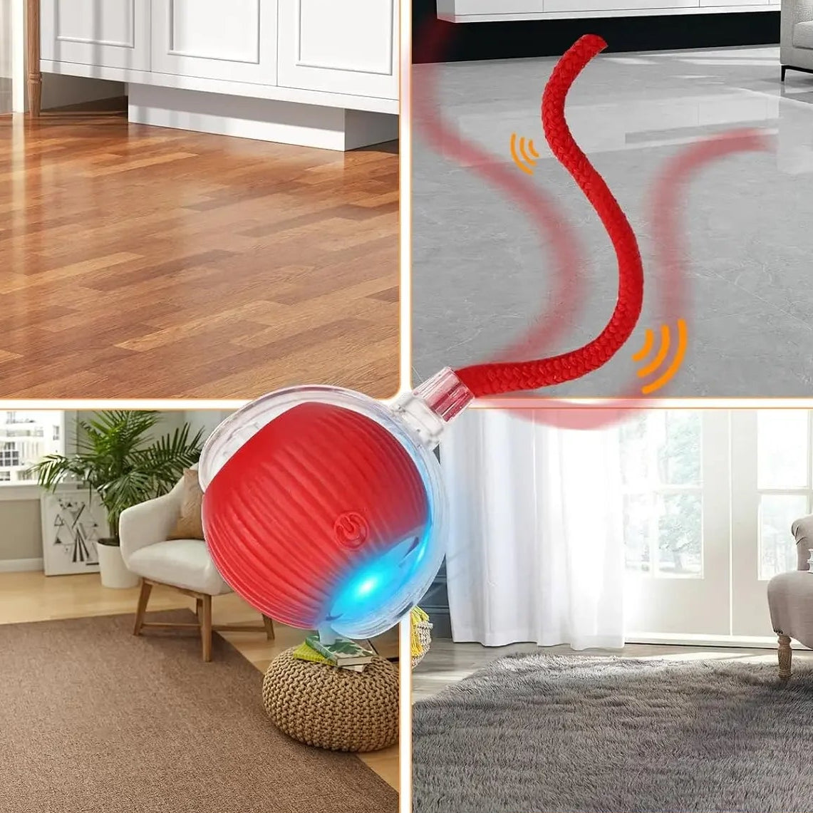 Interaktiver Katzenball mit Bewegungssensor – Automatisch & Aufladbar