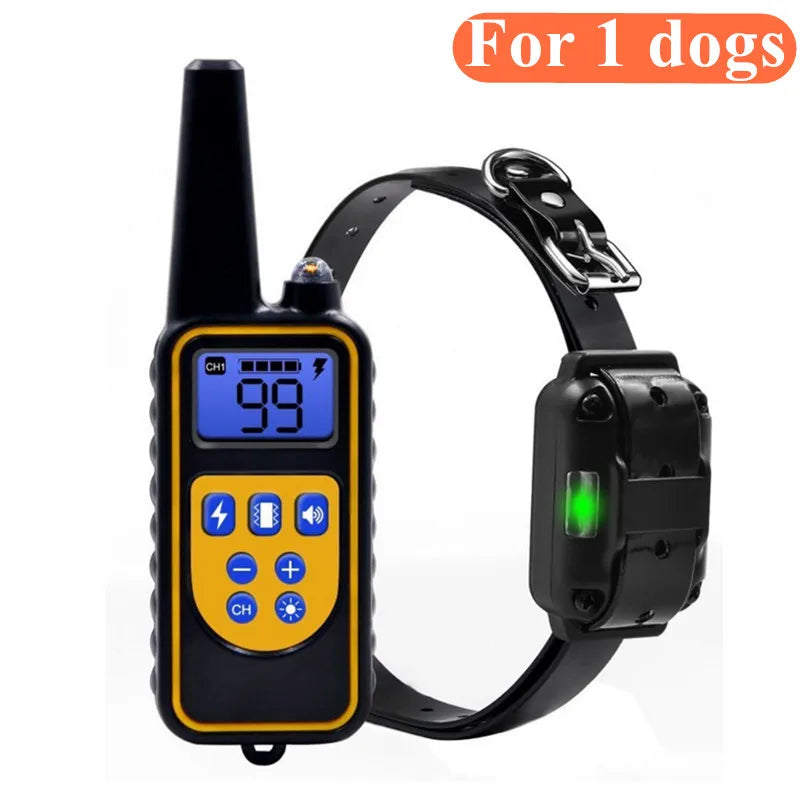 Hundetrainings-Halsband E-Collar – Wasserdicht IPX7, Wiederaufladbar, Beep & Vibration