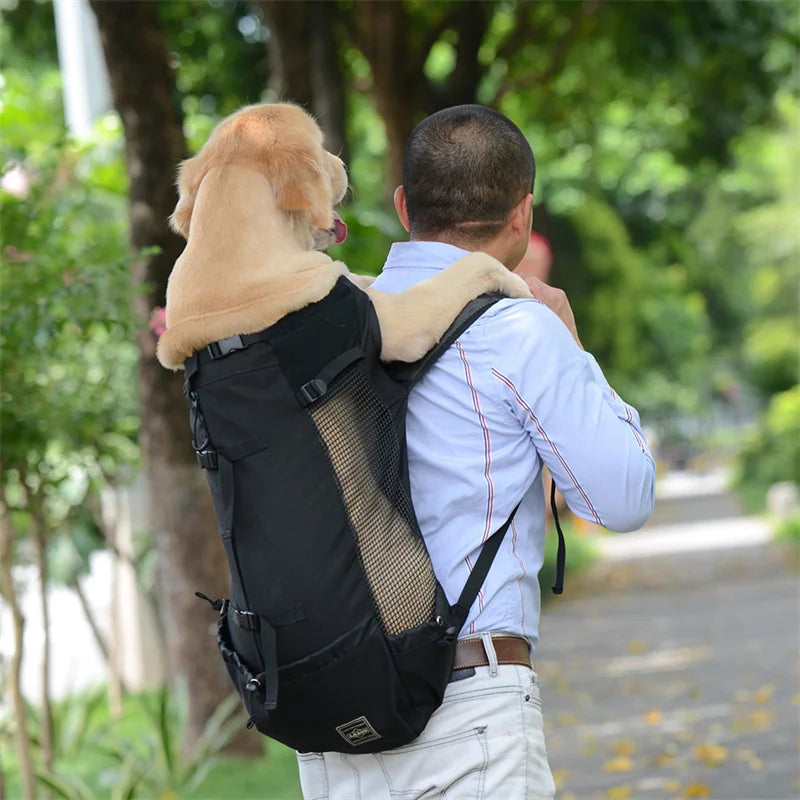 Hunde-Tragetasche Rucksack – Atmungsaktiv, Nylon, Für Kleine & Mittlere Hunde
