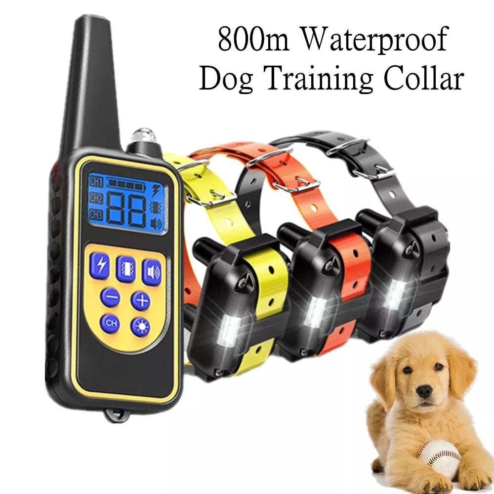 Hundetrainings-Halsband E-Collar – Wasserdicht IPX7, Wiederaufladbar, Beep & Vibration