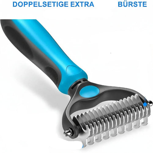 2-in-1 Fellpflege-Bürste für Hunde & Katzen – Entfilzen & Entwirren