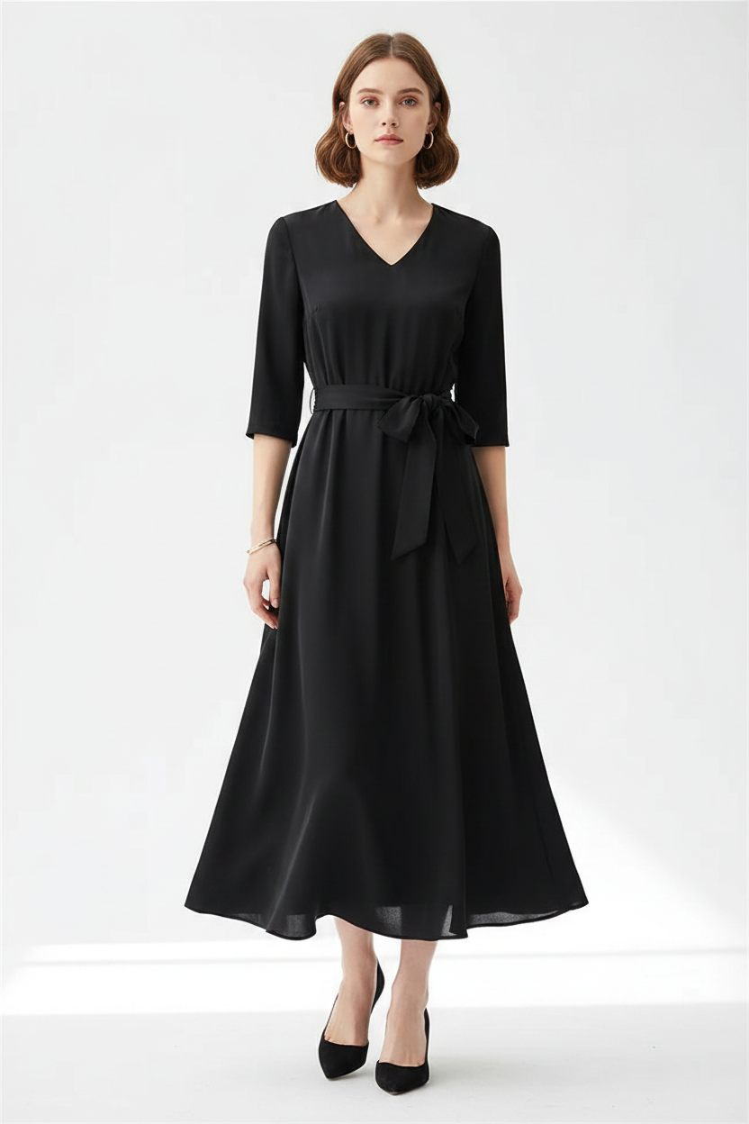 Silk Maxi Dress Light